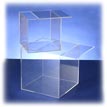 cubi in plexiglas trasparente ad apertura scorrevole