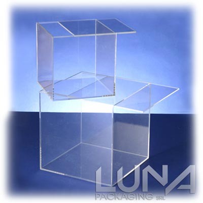 cubi plexiglass trasparente apertura scorrevole